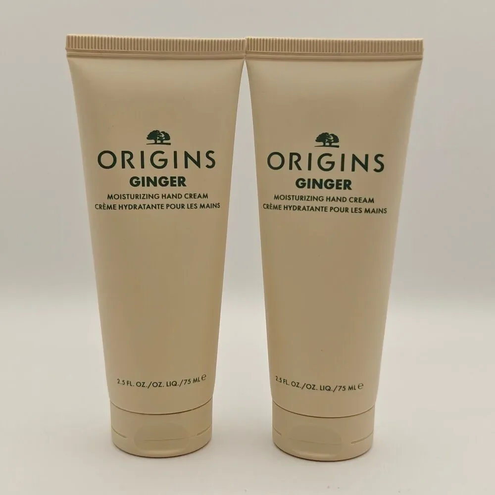 New Origins Ginger Moisturizing Hand Cream Duo 75ml x2